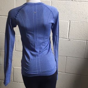 lululemon athletica Tops - Lululemon blue LS Run Swiftly, sz 6, 58885 lululemon athletica Tops - Lululemon blue LS Run Swiftly, sz 6, 58885